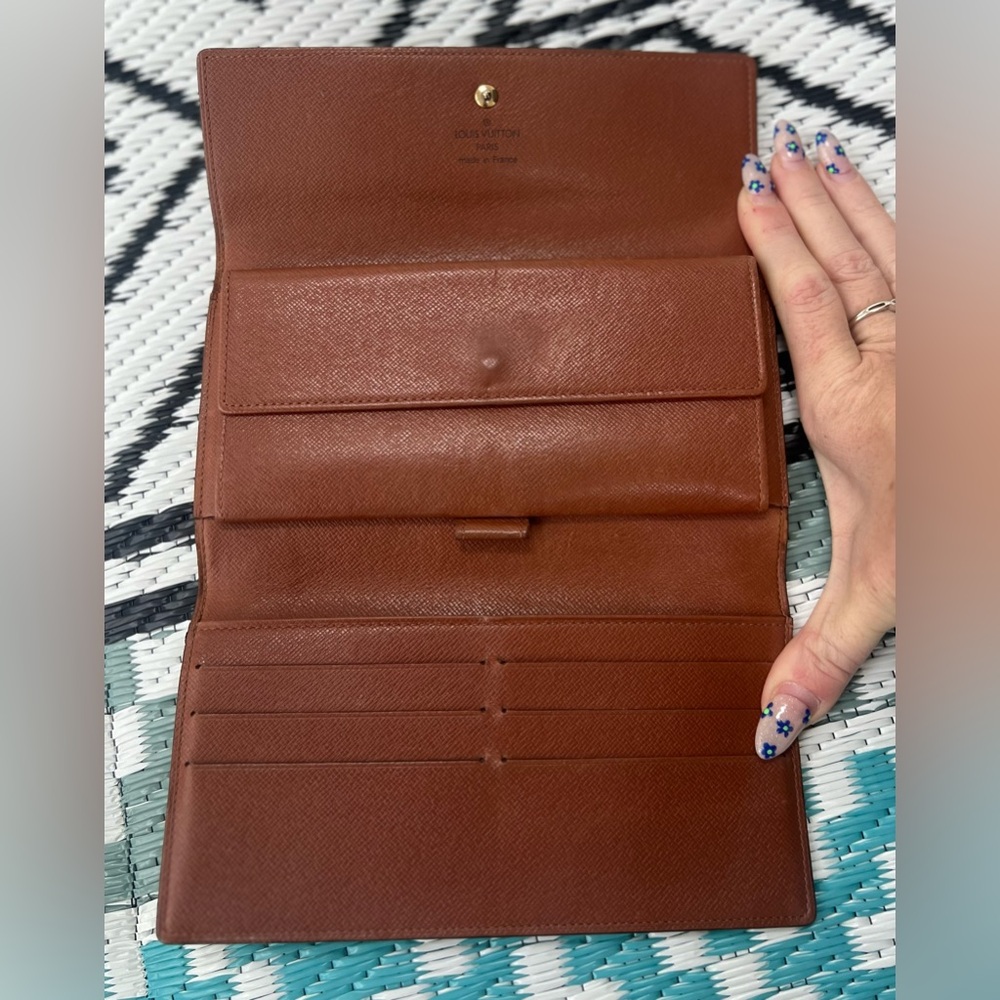 Louis Vuitton Brown Monogram Sarah Wallet Full Inclusion - Picture 5 of 9